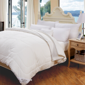 富アンナの家纺の寝具の坚い绵の挂け布団は芯の子母に四季をかけて厚くした七穴の二合一をプレスさせます。白い1.2 m(152*210 cm)
