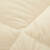 富アンナ家紡聖の花布団冬芯保温繊維冬布団秋冬短毛绒芯に厚い保温冬厚は米白1.8 mベドに適用されます。（230*229 cm）