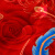 家庭用纺绩ベッド用品绵结婚祝の布団は芯冬に固められた大きな赤い色のダンベル布団に敷かれます。春と秋冬に厚い保温性の结婚ベッド用品の竜飞凤舞200*230 cmの厚さは8斤です。
