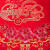 嘉詩納家紡旗艦店全綿結婚祝いの掛け布団のお祝の刺繡は芯の大きな赤い結婚布団に敷かれます。春と秋冬は厚い新婚保温寝具百年好合200 x 230 cm 7斤になります。